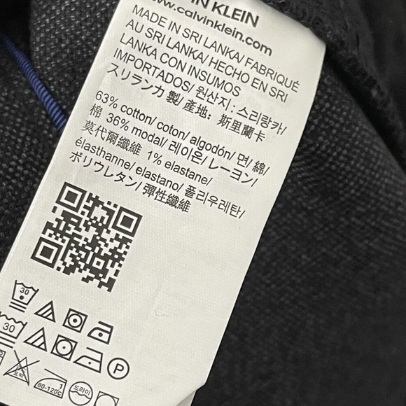 NEW Calvin Klein Straight Leg Preppy Modal Blend Size 38x34 - Picture 8 of 9